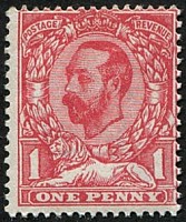 1d SG 327(6) (Die 1a) VARIETY, 'PALE ROSE-PINK' U/M