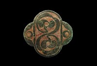 Iron Age Bronze Enamelled Bridle Mount