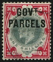 Govt. Parcels 1/-. SG O78 VFU
