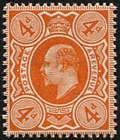 4d SG 286(2) 'DEEP BRIGHT-ORANGE' U/M