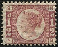 1/2d SG 48, Pl.1 MINT