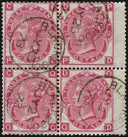 3d SG 103, Pl.10 BLOCK OF FOUR VFU