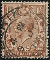 1 1/2d SG 362(9) 'PALE-BROWN' VFU