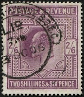2/6d SG 261 VARIETY, (OCP) 'DULL-PURPLE VFU