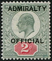 Admiralty 2d SG O104 U/M
