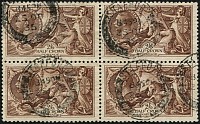 2/6d SG 450(2) 'REDDISH-BROWN' BLOCK OF 4 VFU