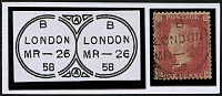 1d SG 40 (Pl.43 'GH') 'OPERA-GLASS' EXPERIMENTAL MACHINE CANCEL