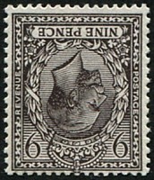 9d SG 392wi 'WMK.INV' MINT
