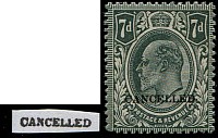 7d SG 305 OVPT 'CANCELLED' TYPE 25