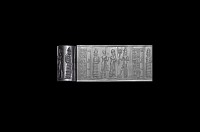 Western Asiatic Old Babylonian Cylinder Seal of Zalay, Son of Sin-Nasir