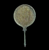 Etruscan Bronze Hercules Figural Mirror