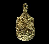 Carolingian Silver-Gilt Horse Harness Mount