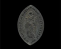 Medieval Bronze St. Victor of Marseilles Inscriptional Priory Seal