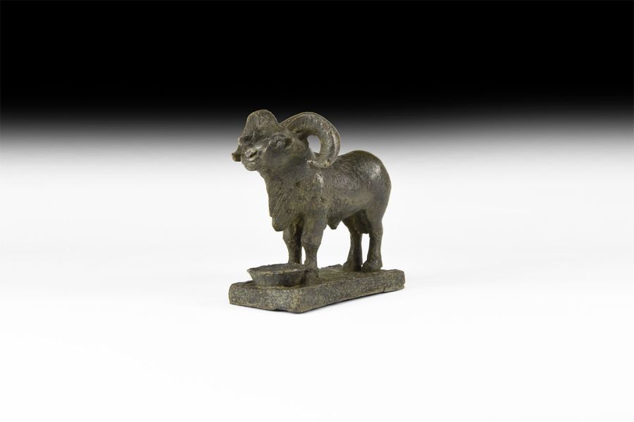 Western Asiatic Statuette of a Sacred Ram