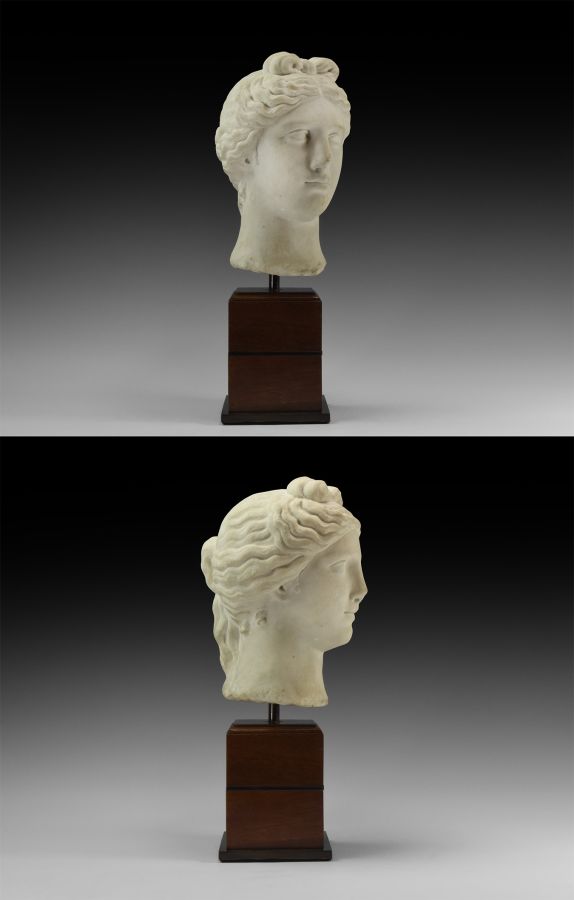 Roman Marble Head of Aphrodite