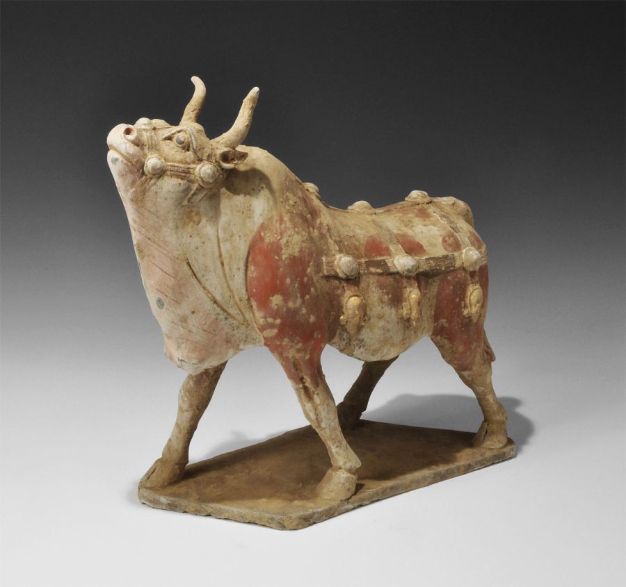 Chinese Ceramic Bull Figurine