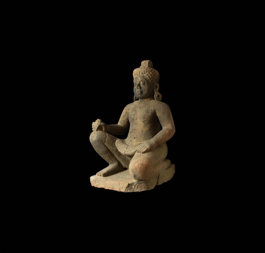 Khmer Yaksha Guardian Statue