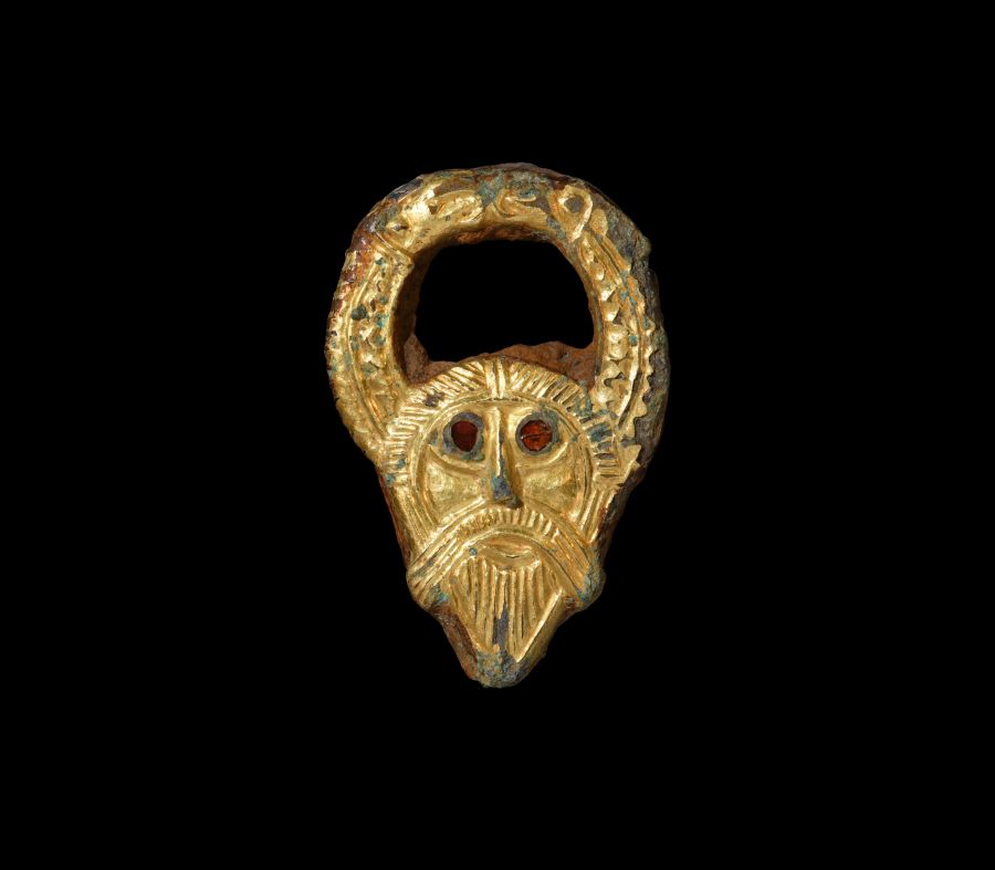 The 'Kingsworthy' Anglo-Saxon Horned Woden's Head Appliqué