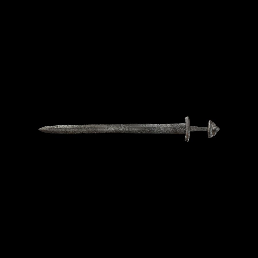 Viking Sword with Tri-Lobed Pommel