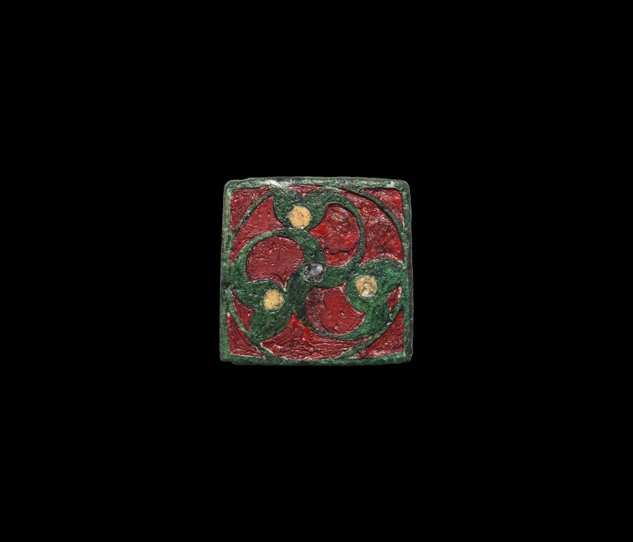 Iron Age Celtic 'The Mashbury' Enamelled Terret Mount