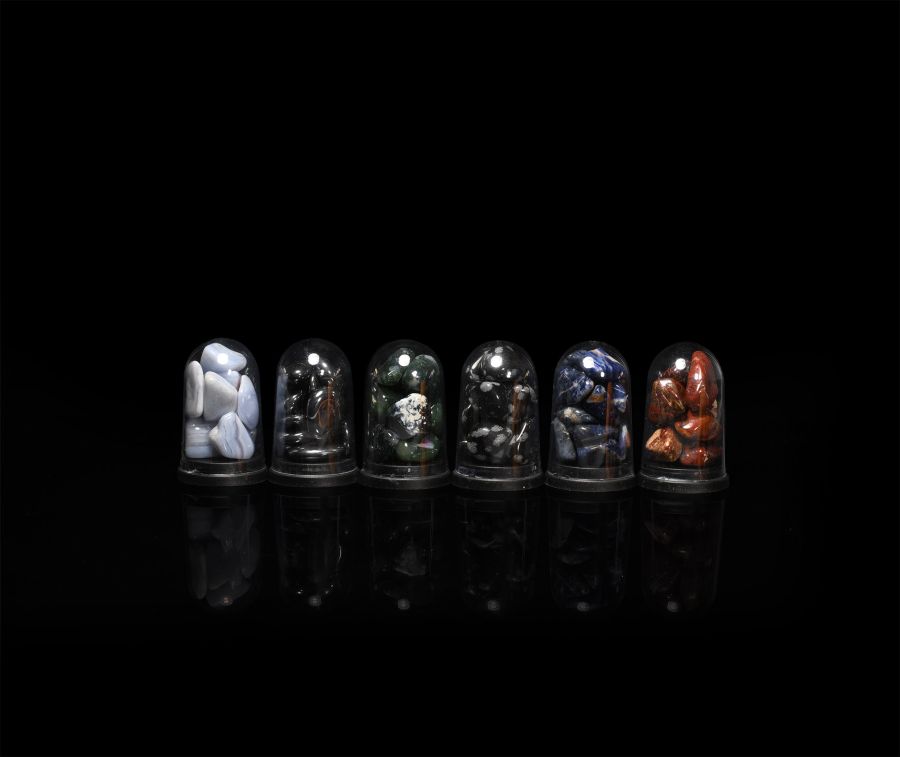Polished Mineral Specimen Display Collection