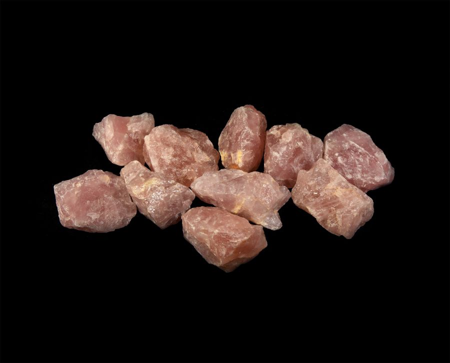 Large Rose Quartz Mineral Specimens