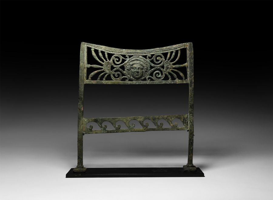 Romano-Etruscan Openwork Stool Panel