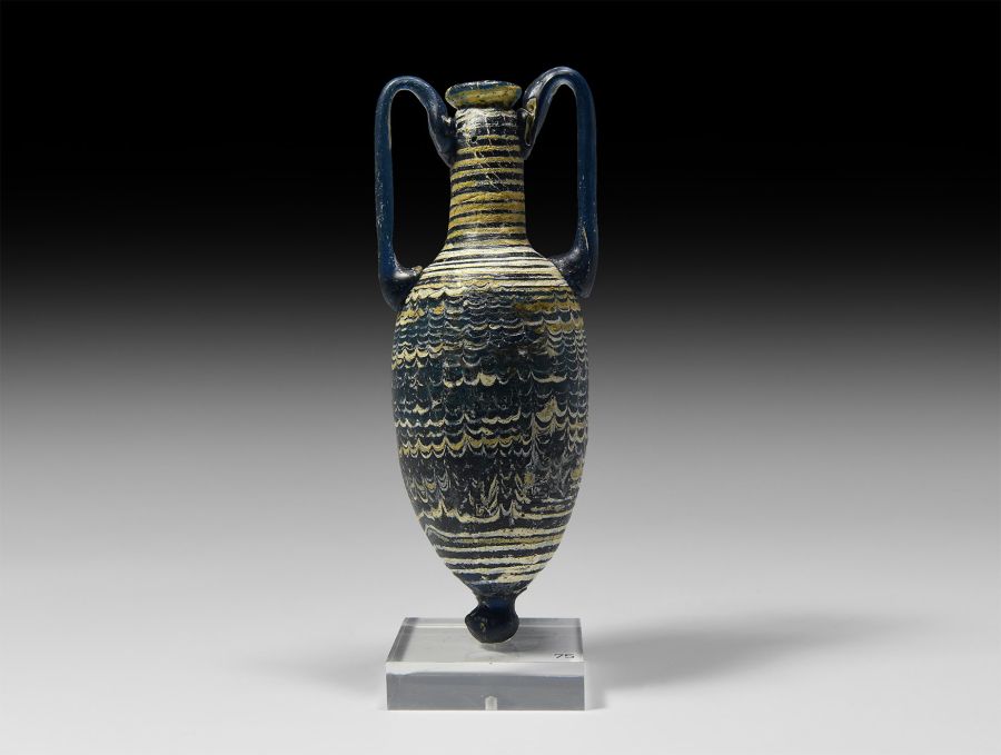 Large Hellenistic Core-Formed Amphoriskos
