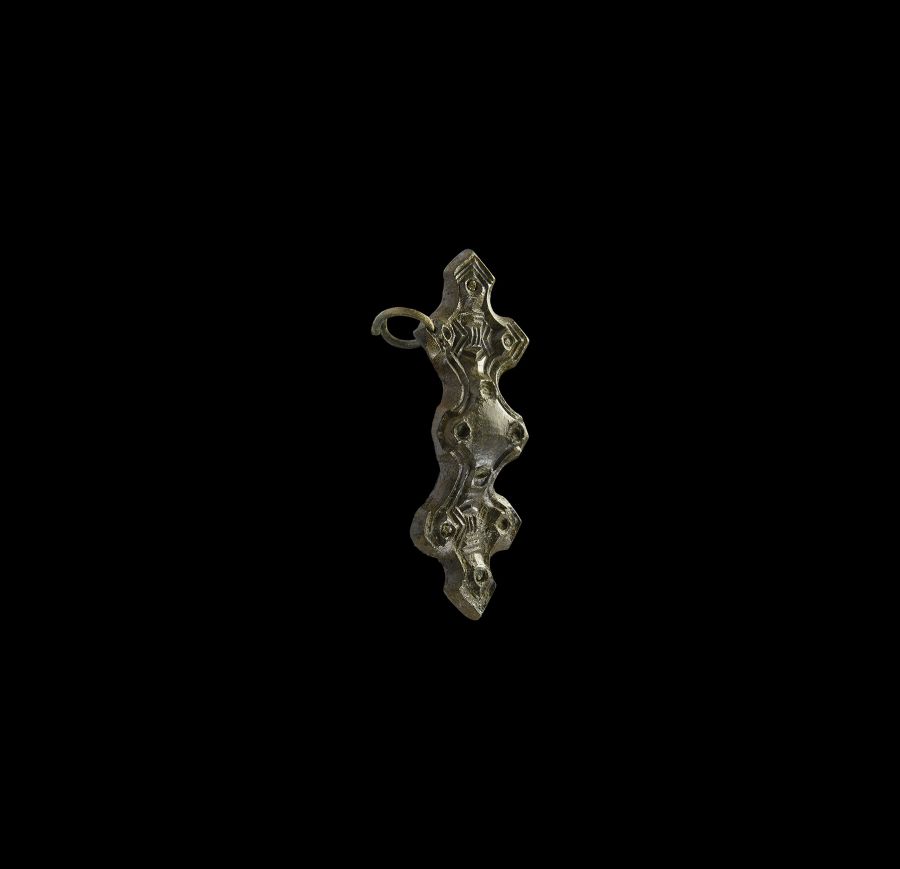 Scandinavian Viking Equal-Arm Brooch
