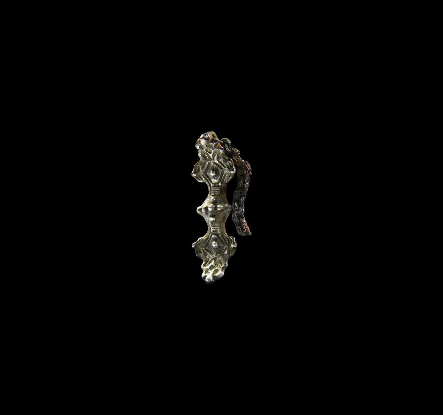 Scandinavian Viking Silver Equal-Arm Brooch