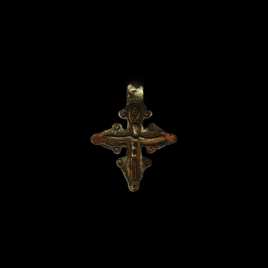 Post Medieval Silver Cross Pendant