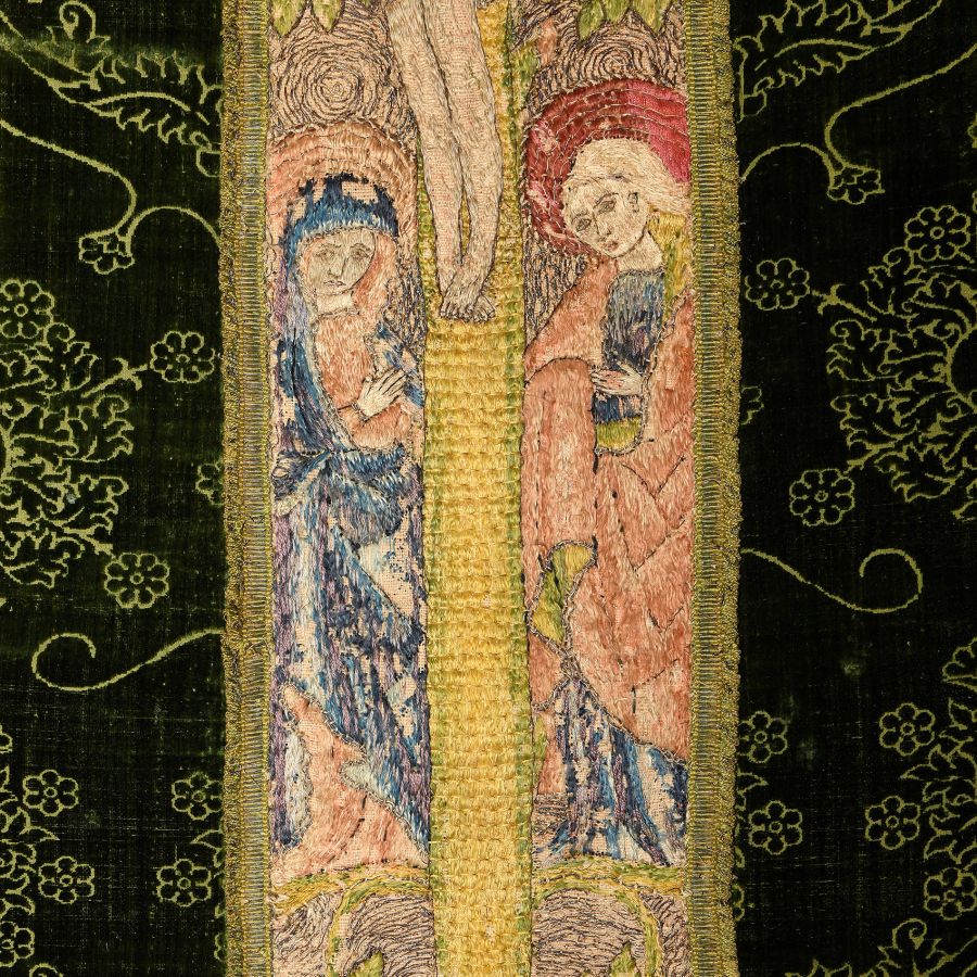 Medieval Chasuble with Scenes of the Crucifixion