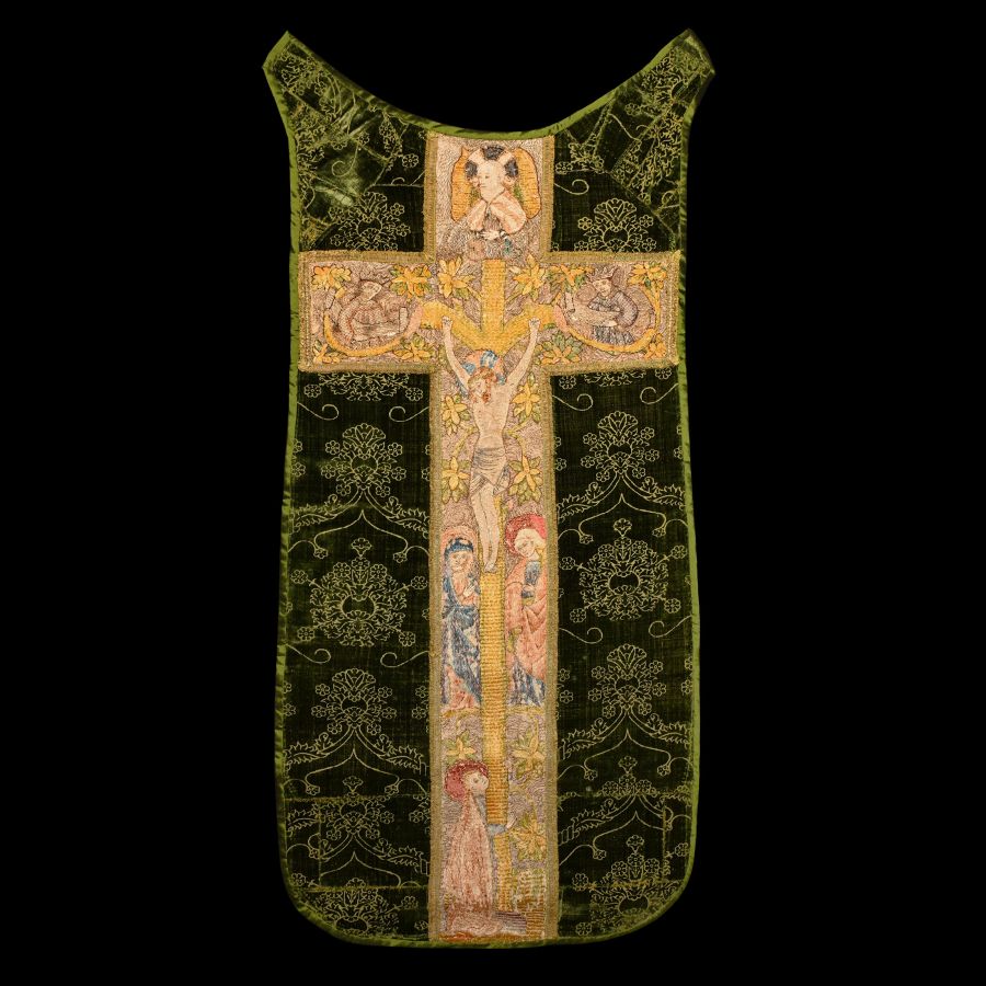 Medieval Chasuble with Scenes of the Crucifixion