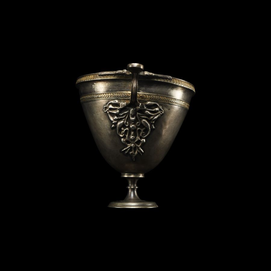 Large Roman Silver-Gilt Skyphos