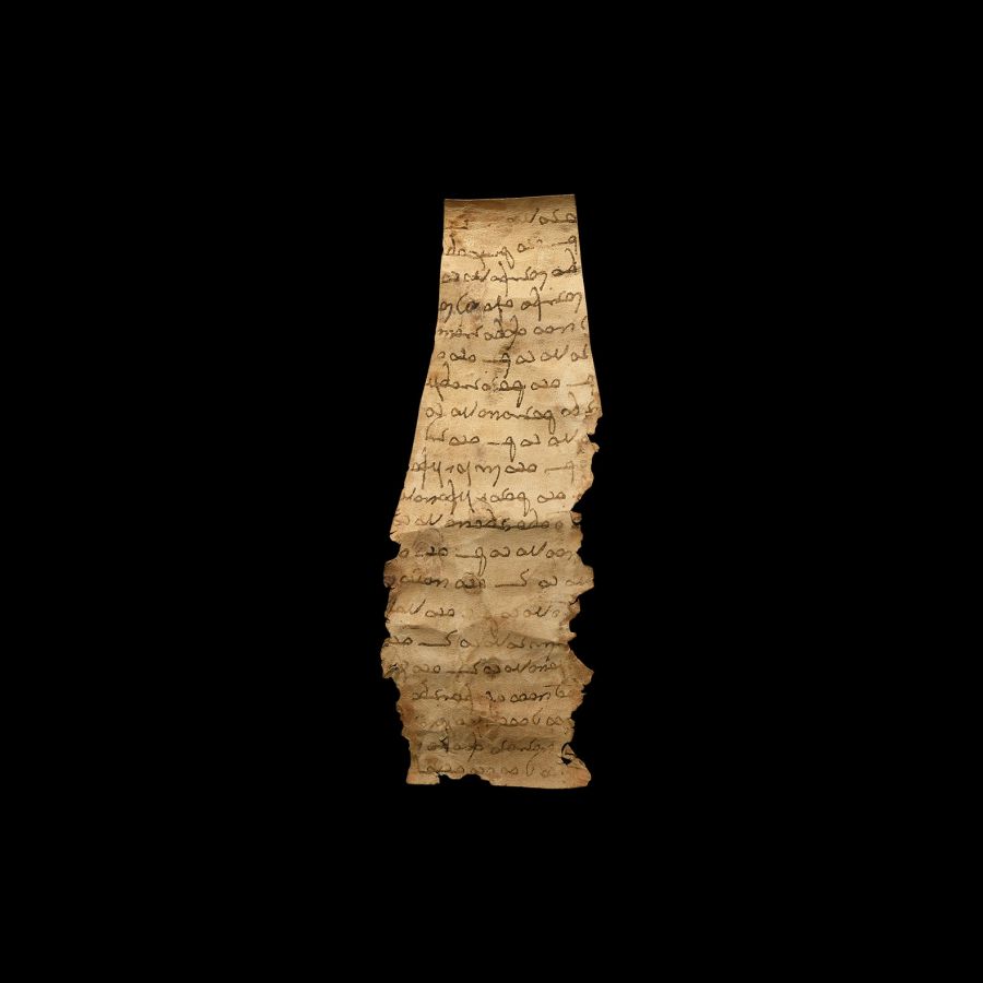 Bactrian Manuscript Listing Sheep Supplied from Various Named Individuals