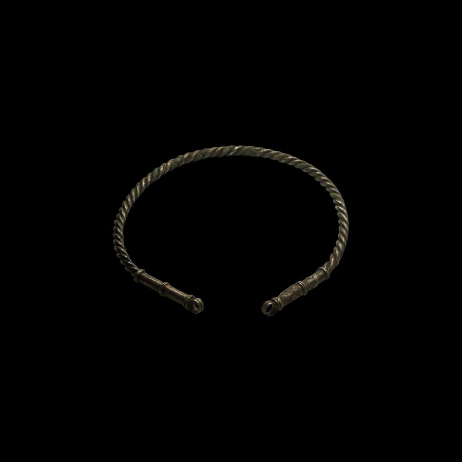 Viking Age Silver Twisted Neck Torc