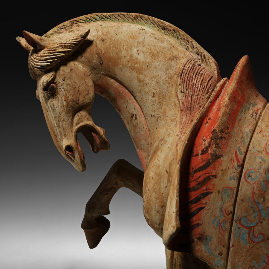 Large Chinese Tang Stepping Horse
