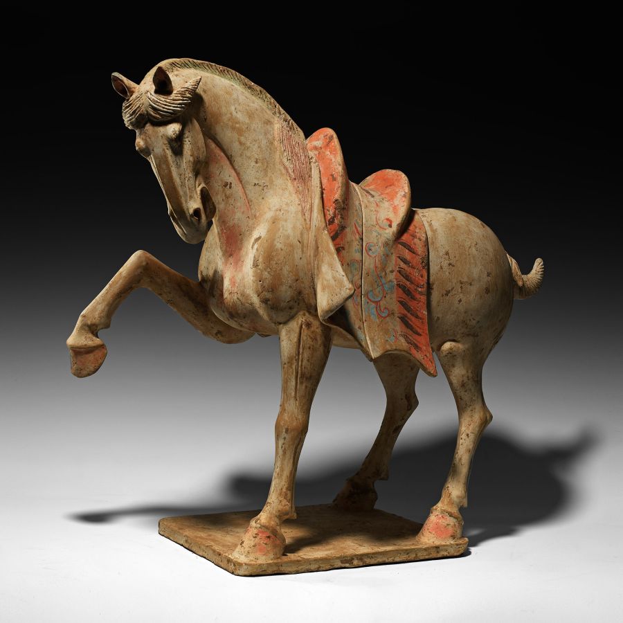 Large Chinese Tang Stepping Horse