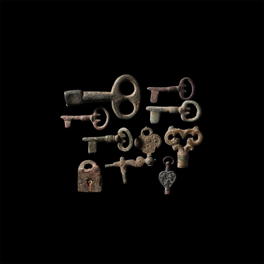 Post Medieval Lock and Key Collection