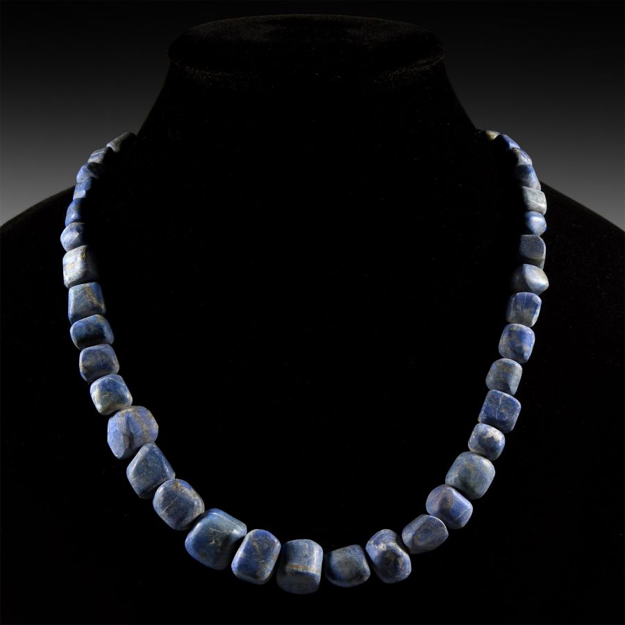 Natural History - Lapis Lazuli Bead Necklace