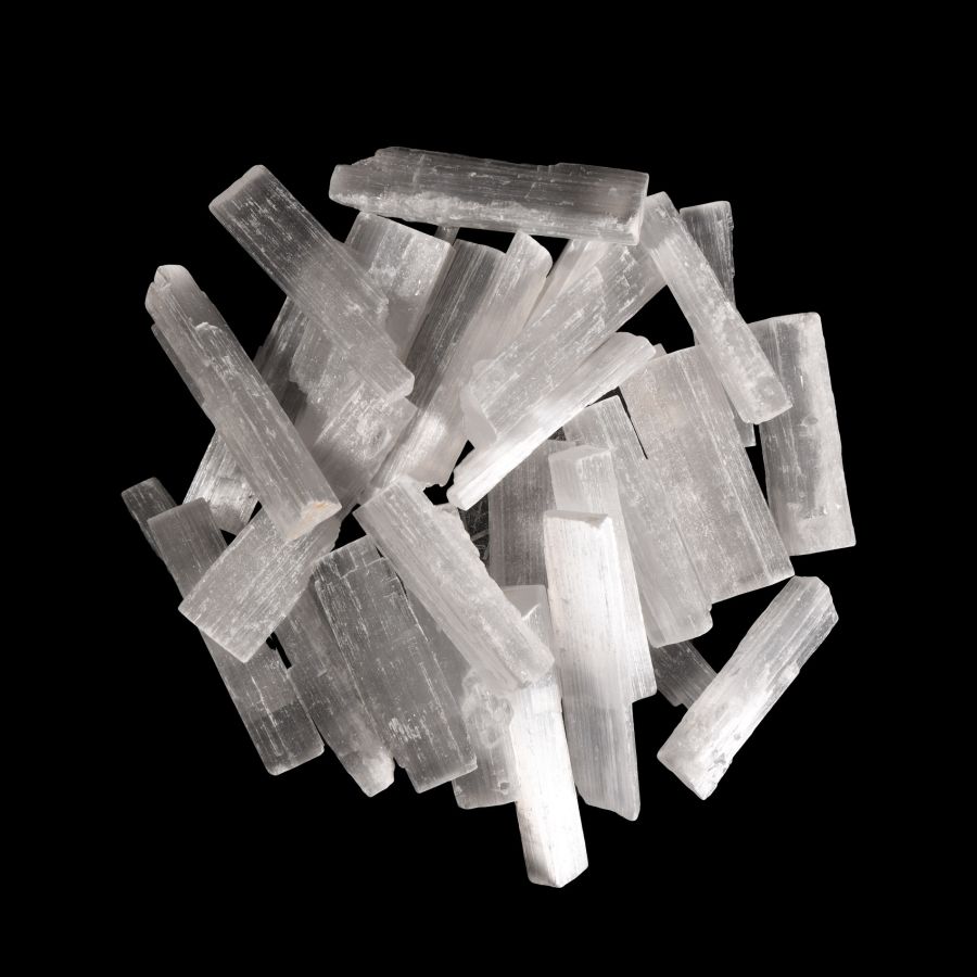 Selenite Crystal Wand Specimen Group