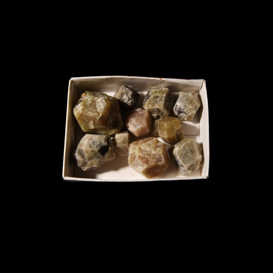 Group of Grossular Garnet Mineral Specimens