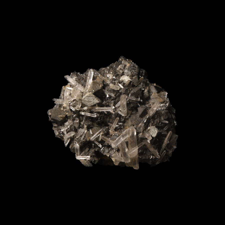 Natural History - Galena with Quartz and Sphalerite Crystal Specimen