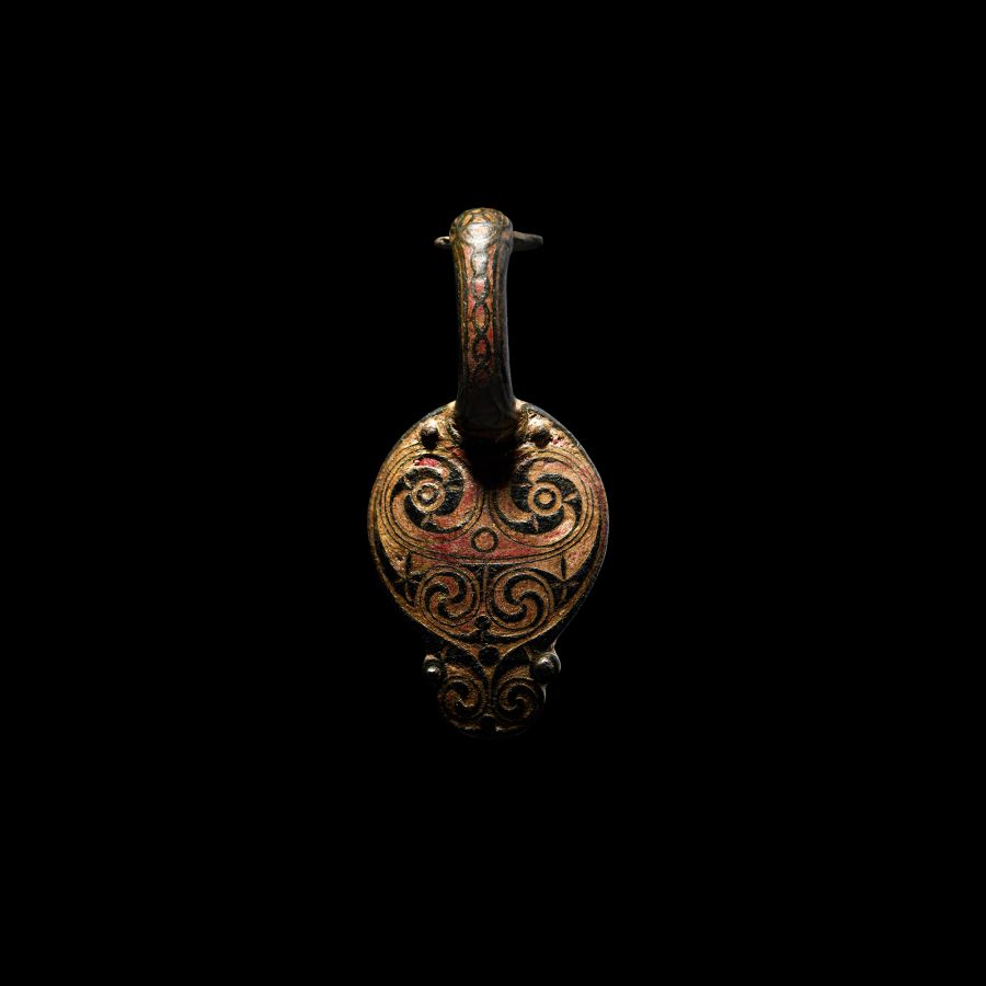 'The Feltwell' Saxon Enamelled Bowl Mount