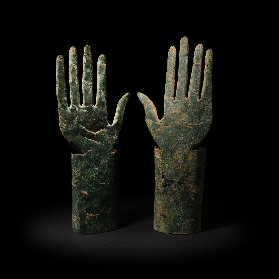Etruscan Funerary Figure Hands