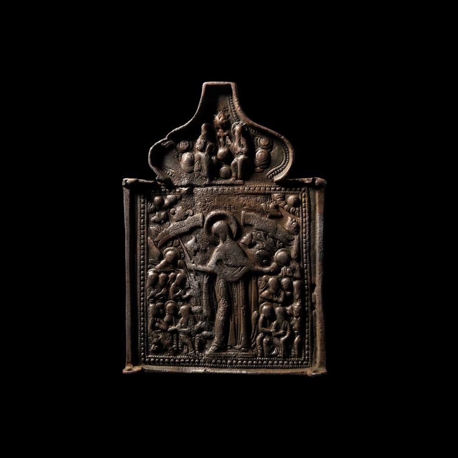 Post Byzantine Triptych Centre Icon of the Intercession