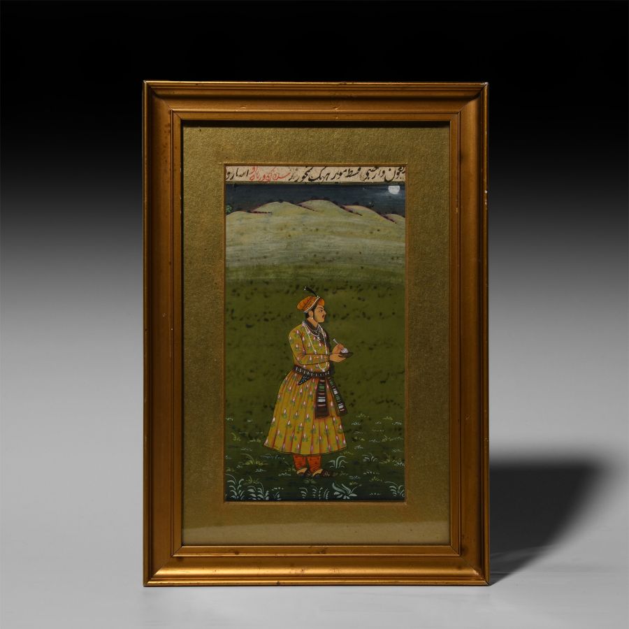 Framed Indian Watercolour Painting