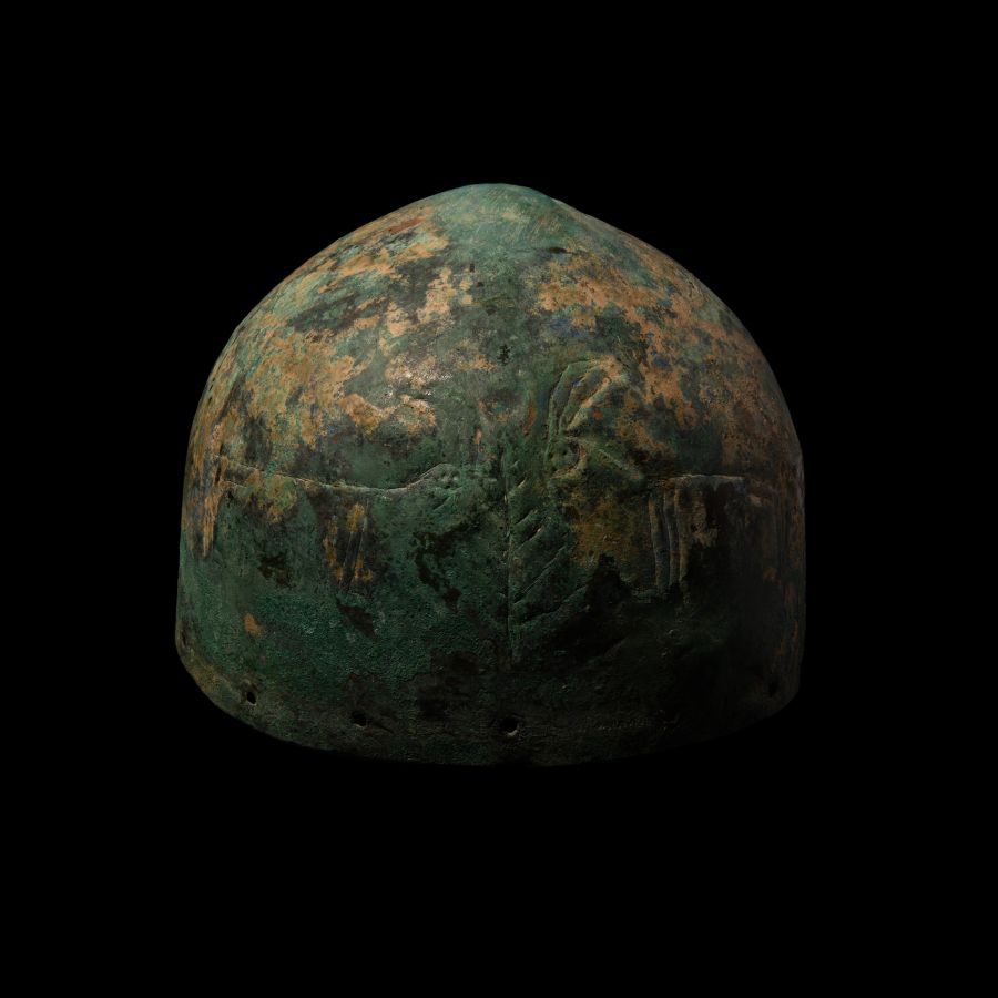 Levantine Helmet with Opposing Ibexes