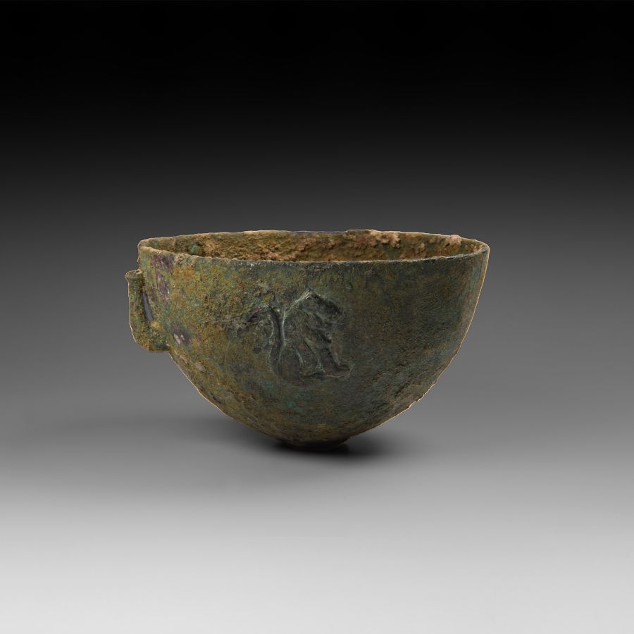 Proto Elamite Bowl with Seated Lions
