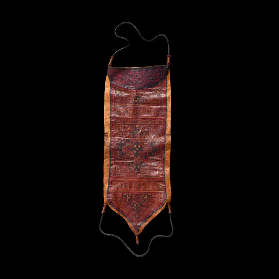 Massive Tuareg Leather Camel Bag